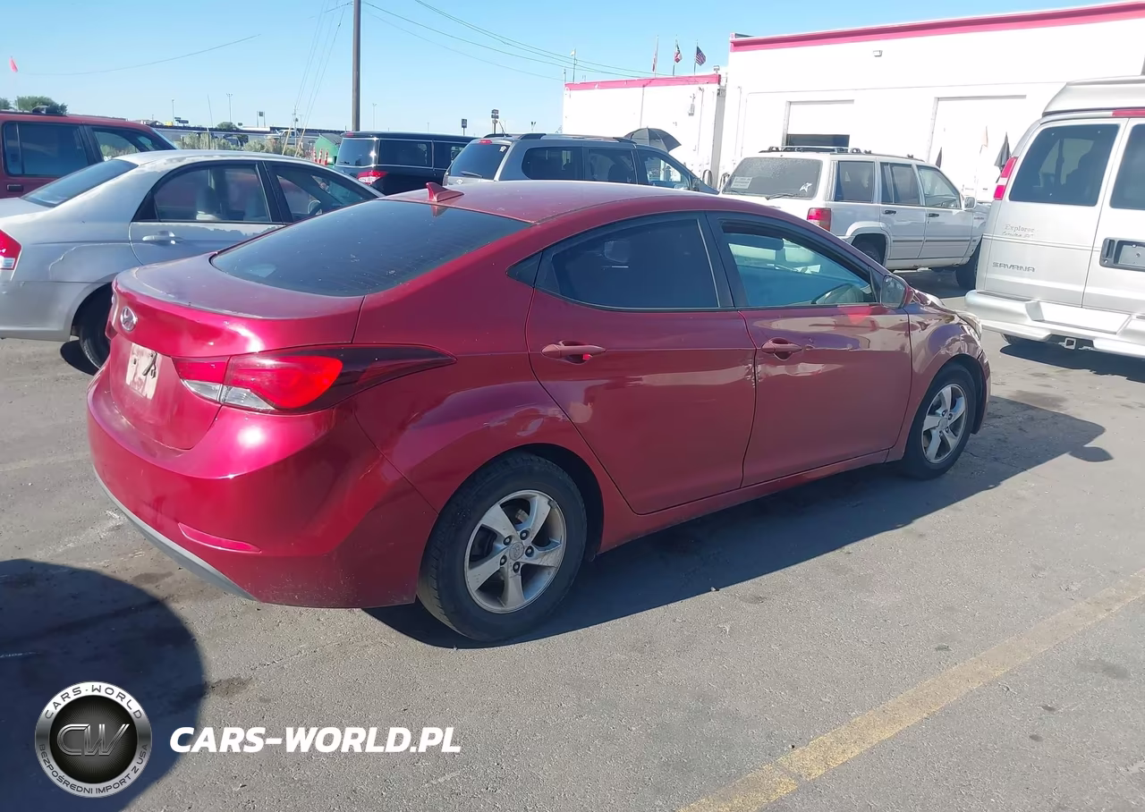 2014 Hyundai Elantra Se VIN:5NPDH4AE7EH513848 - 4
