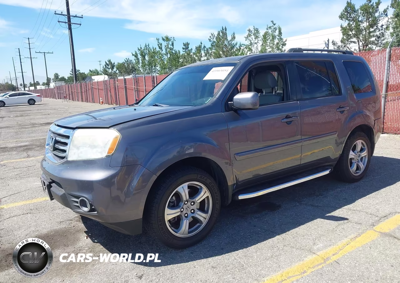 2014 Honda Pilot Ex VIN:5FNYF3H42EB027185 - 2