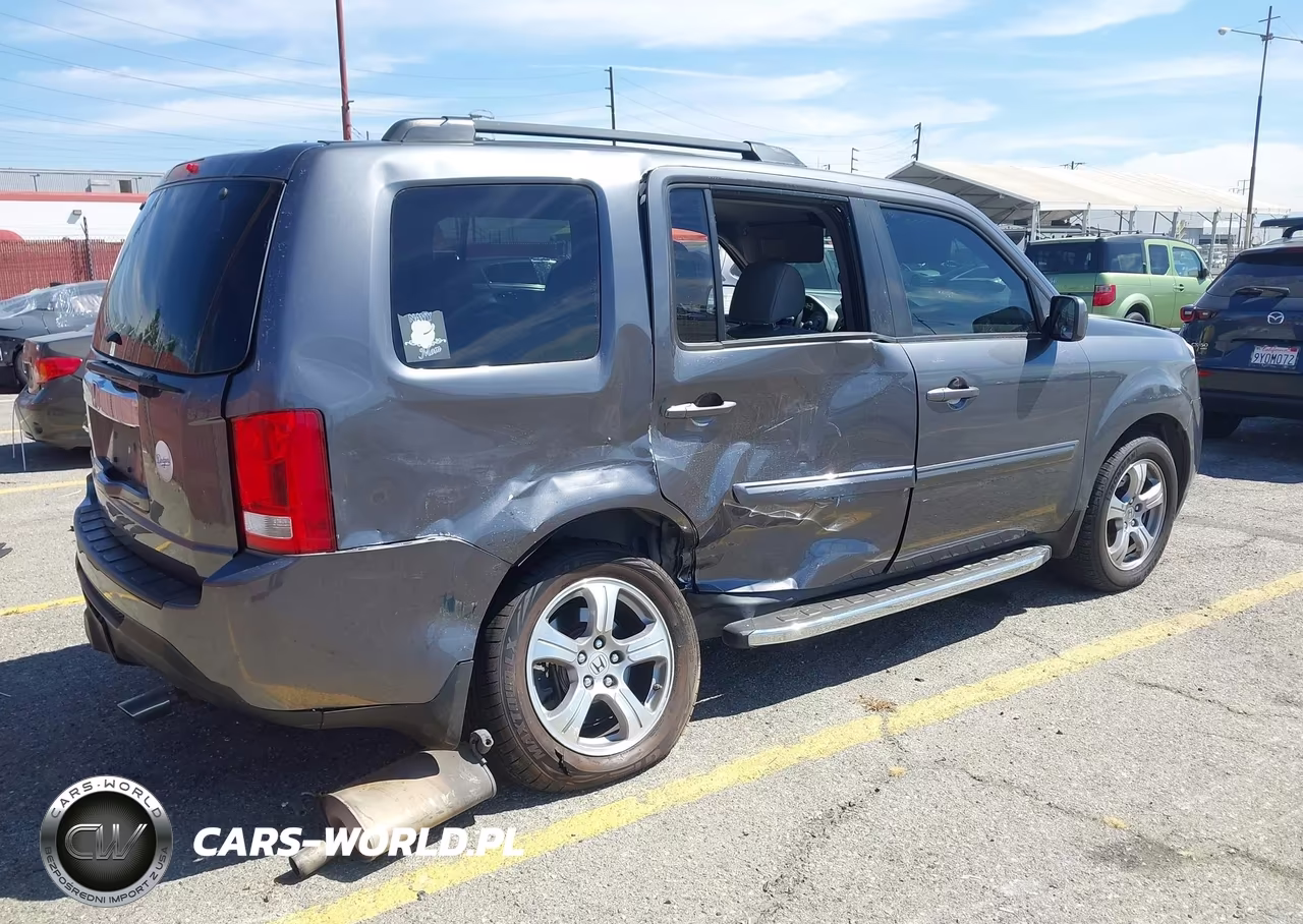 2014 Honda Pilot Ex VIN:5FNYF3H42EB027185 - 4