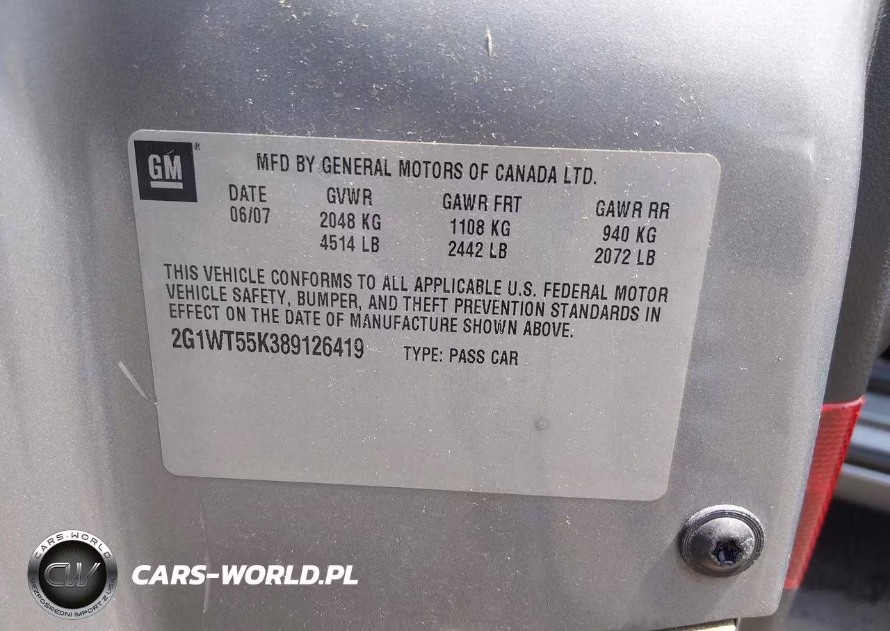 2008 Chevrolet Impala Lt VIN:2G1WT55K389126419 - 9
