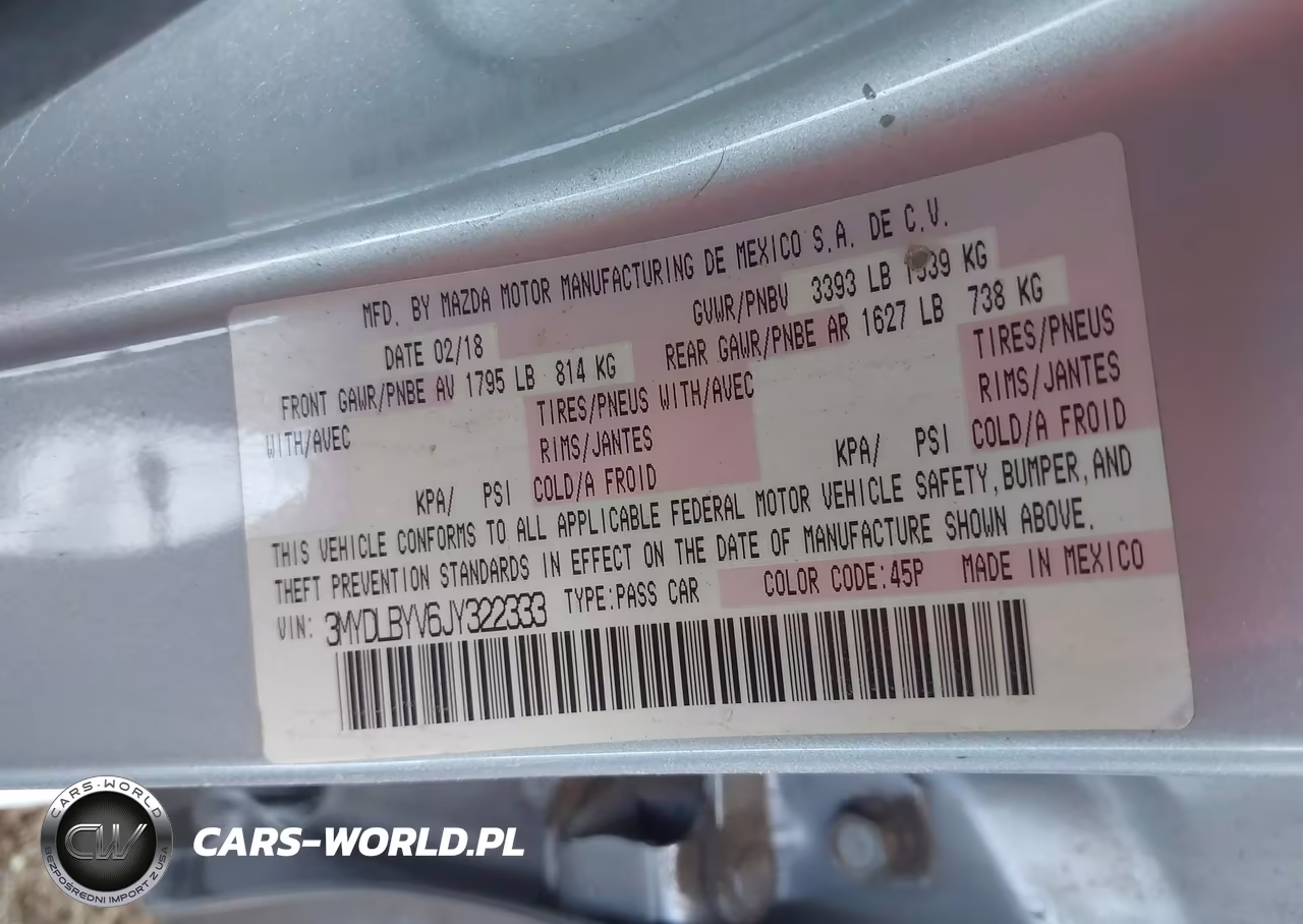 2018 Toyota Yaris Ia VIN:3MYDLBYV6JY322333 - 9