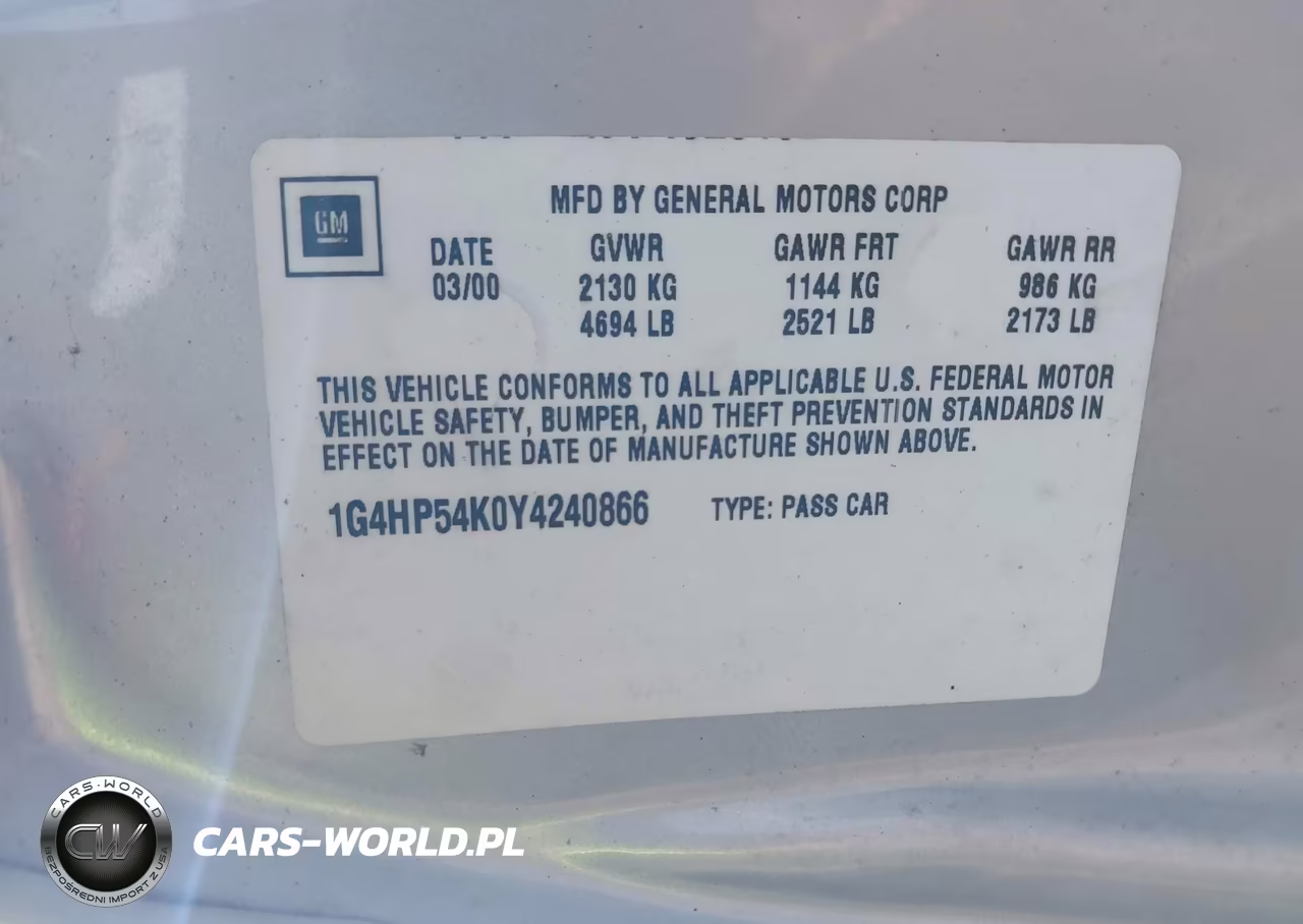 2000 Buick Lesabre Custom VIN:1G4HP54K0Y4240866 - 9