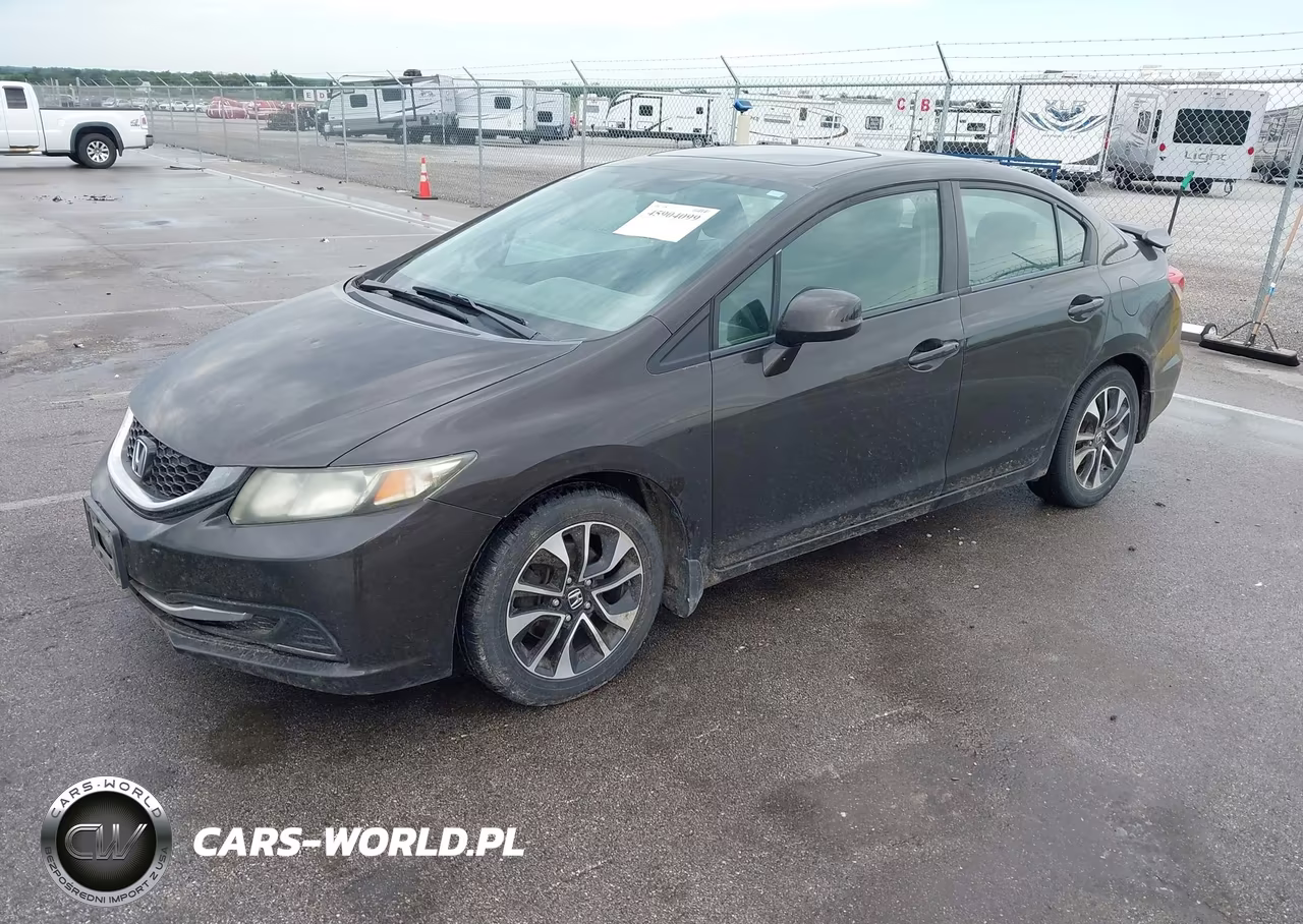 2013 Honda Civic Ex VIN:2HGFB2F80DH555661 - 2