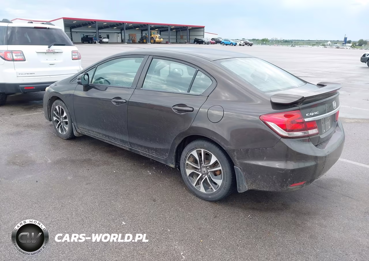 2013 Honda Civic Ex VIN:2HGFB2F80DH555661 - 3