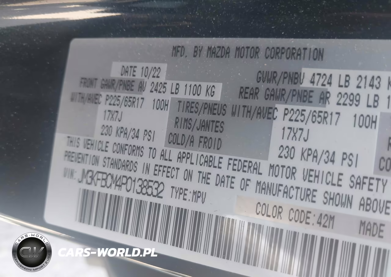 2023 Mazda Cx-5 2.5 S Preferred VIN:JM3KFBCM4P0138532 - 9
