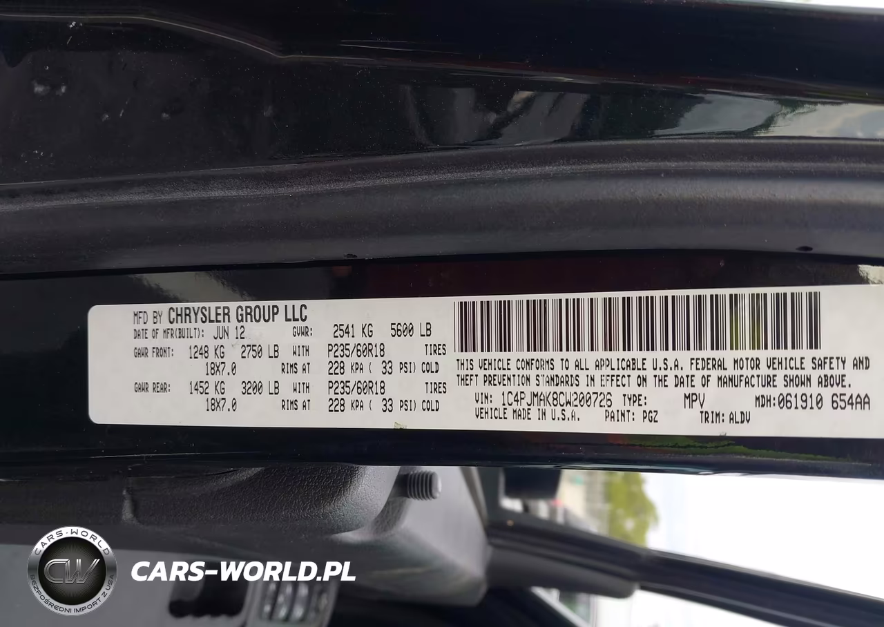 2012 Jeep Liberty Sport VIN:1C4PJMAK8CW200726 - 9