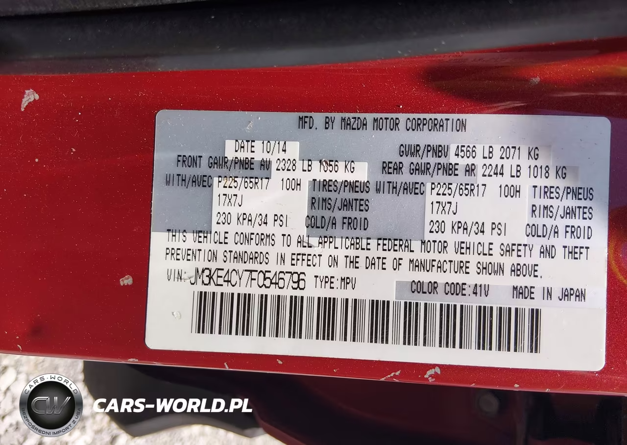 2015 Mazda Cx-5 Touring VIN:JM3KE4CY7F0546796 - 9