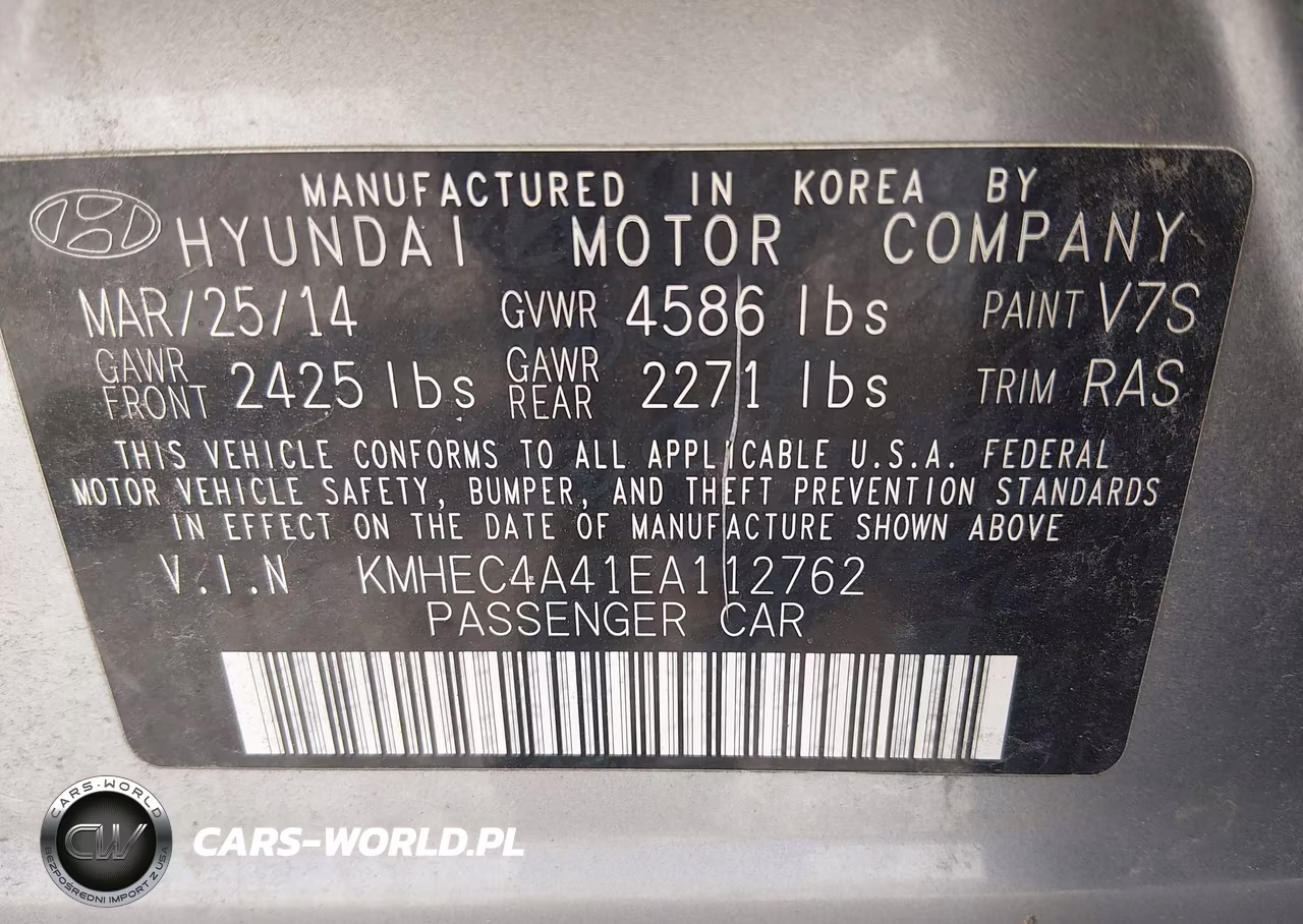 2014 Hyundai Sonata Hybrid Limited VIN:KMHEC4A41EA112762 - 9