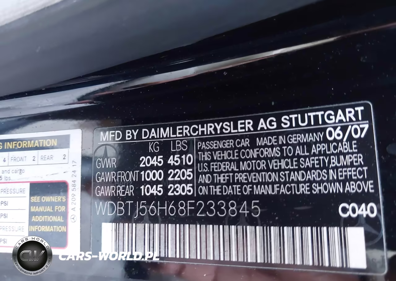 2008 Mercedes-Benz Clk 350 VIN:WDBTJ56H68F233845 - 9