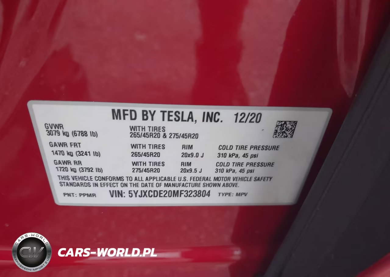 2021 Tesla Model X Long Range Dual Motor All-Wheel Drive-Long Range Plus Dual Motor All-Wheel Drive VIN:5YJXCDE20MF323804 - 9