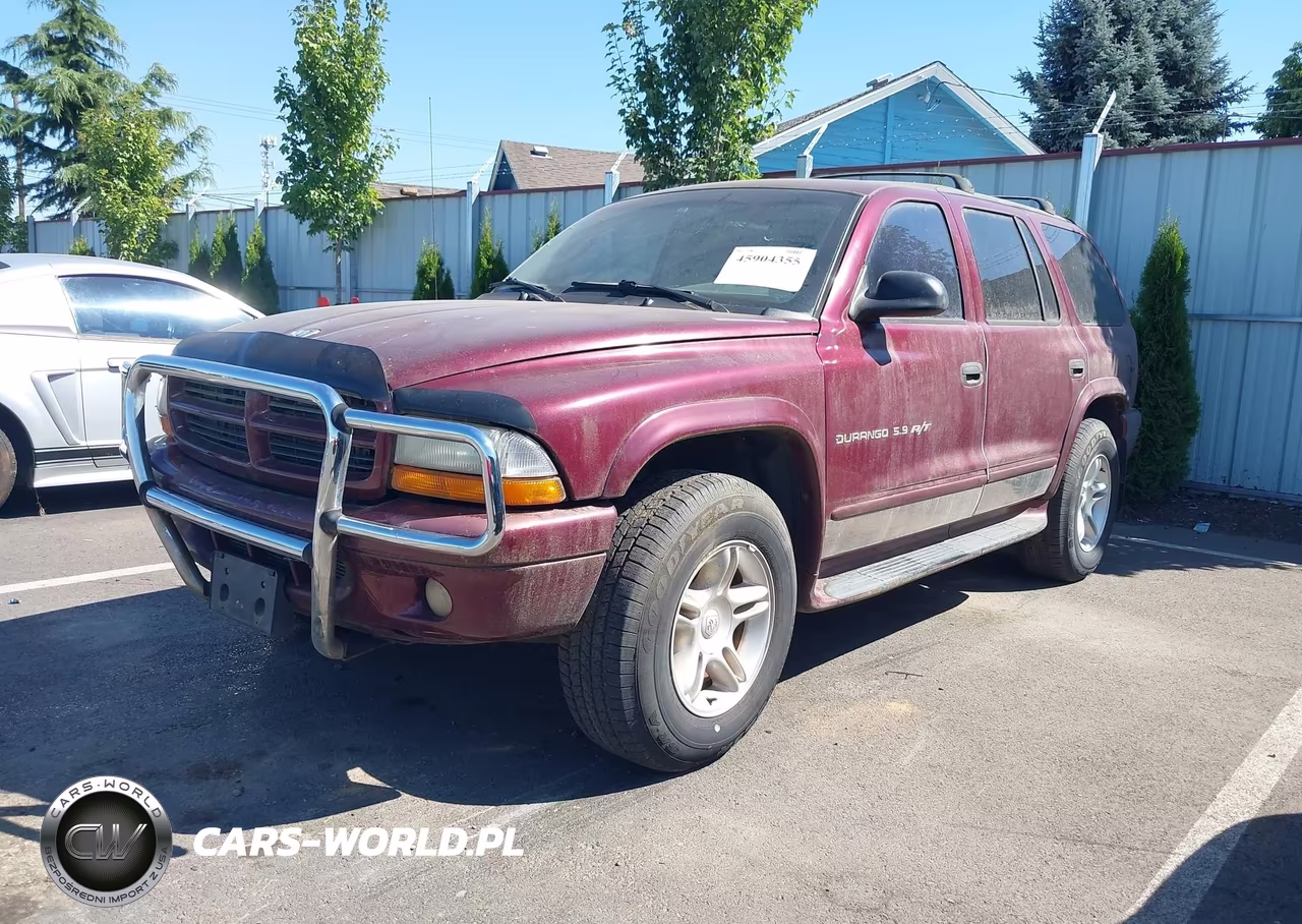 2001 Dodge Durango Slt VIN:1B4HS28ZX1F608342 - 2