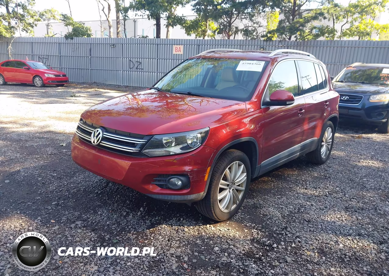 2012 Volkswagen Tiguan Se VIN:WVGAV7AX8CW002215 - 2