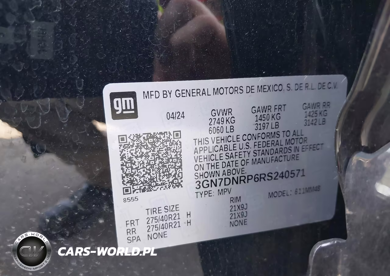 2024 Chevrolet Equinox Ev Rs VIN:3GN7DNRP6RS240571 - 9