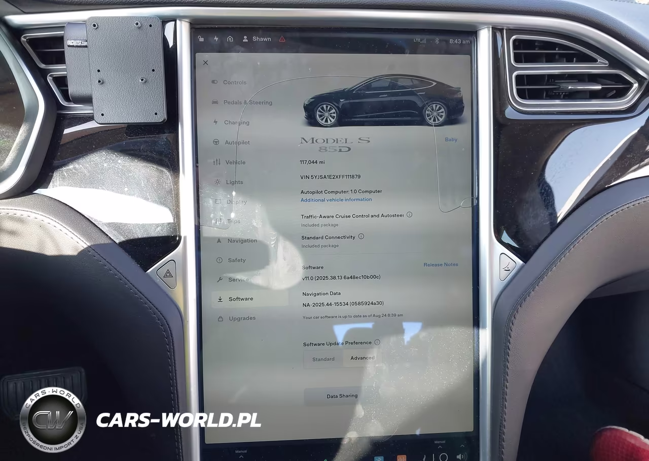 2015 Tesla Model S 70D-85D-P85D VIN:5YJSA1E2XFF111879 - 18