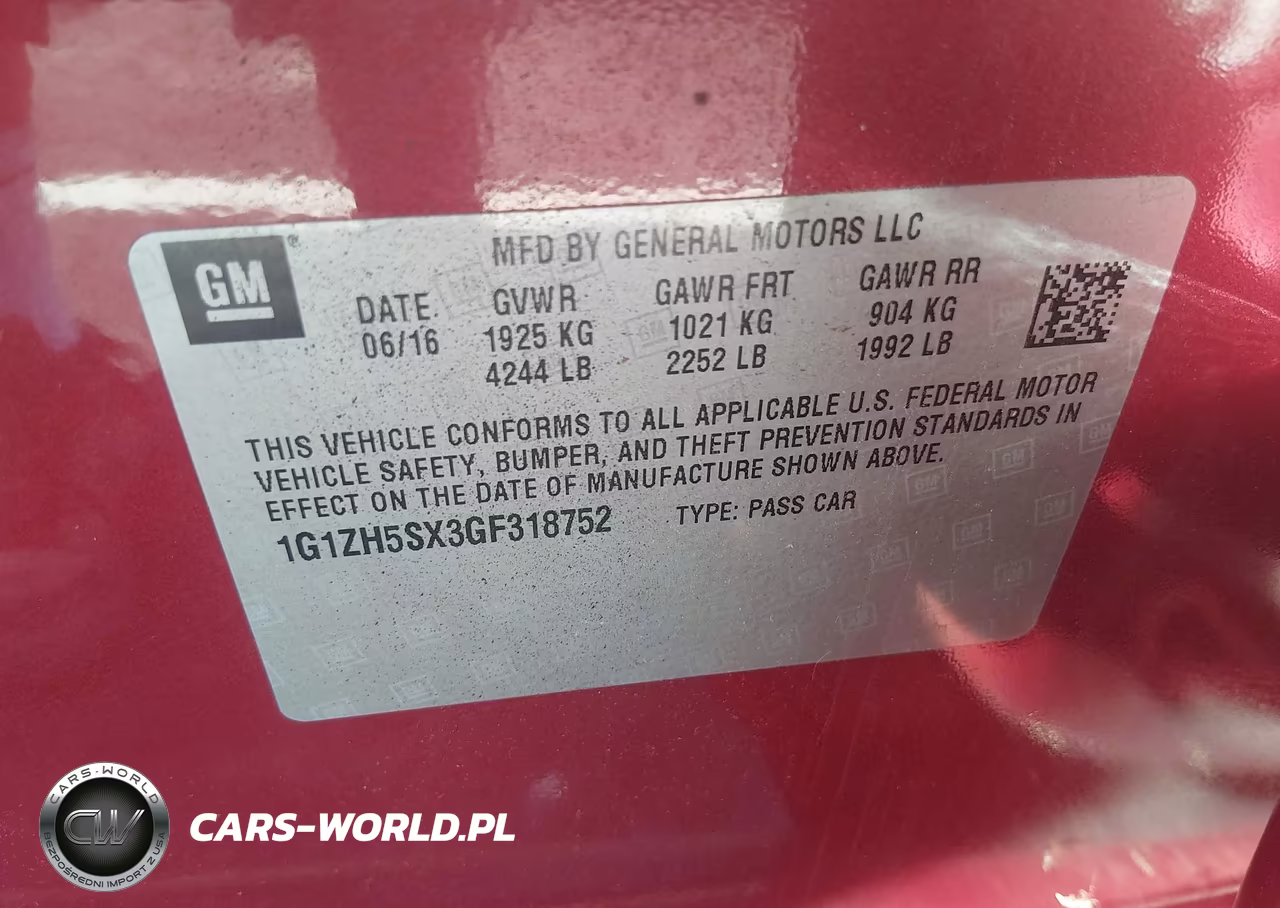 2016 Chevrolet Malibu Premier VIN:1G1ZH5SX3GF318752 - 9