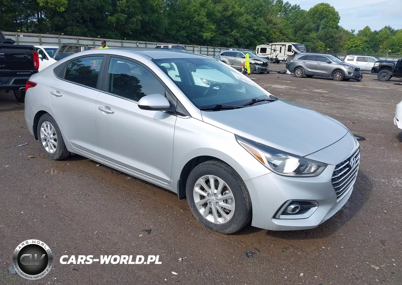 2020 Hyundai Accent Sel VIN:3KPC24A6XLE093476 - 1