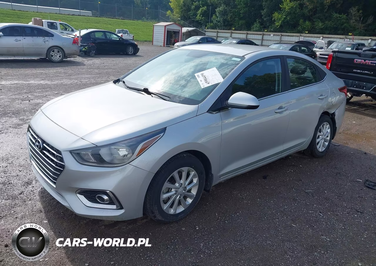 2020 Hyundai Accent Sel VIN:3KPC24A6XLE093476 - 2