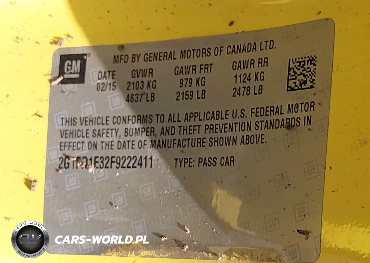 2015 Chevrolet Camaro 1Lt VIN:2G1FD1E32F9222411 - 9