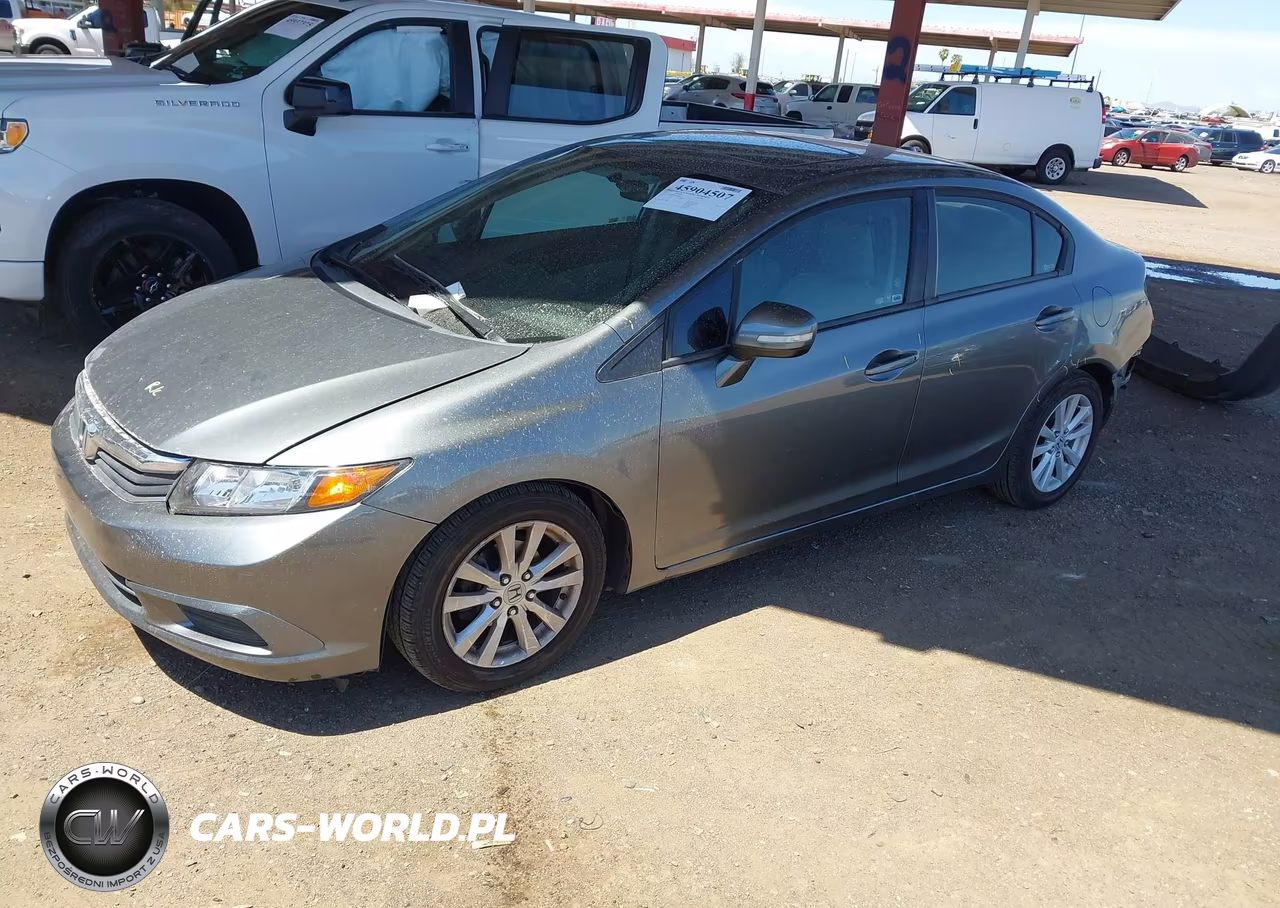 2012 Honda Civic Ex-L VIN:19XFB2F90CE358510 - 2