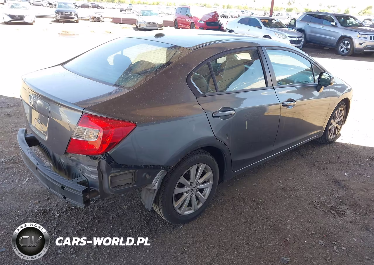 2012 Honda Civic Ex-L VIN:19XFB2F90CE358510 - 4