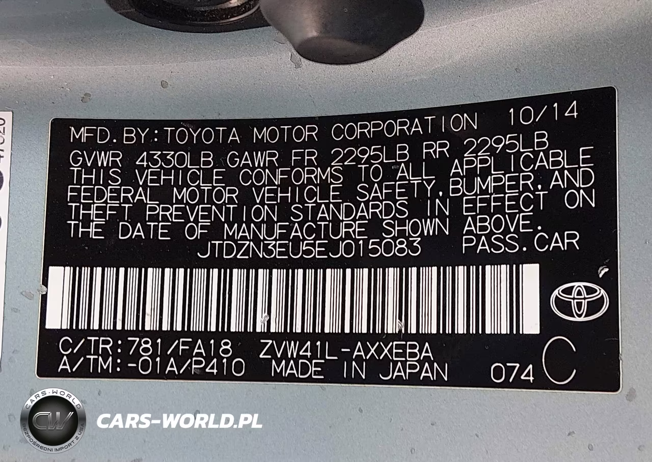 2014 Toyota Prius V Three VIN:JTDZN3EU5EJ015083 - 9