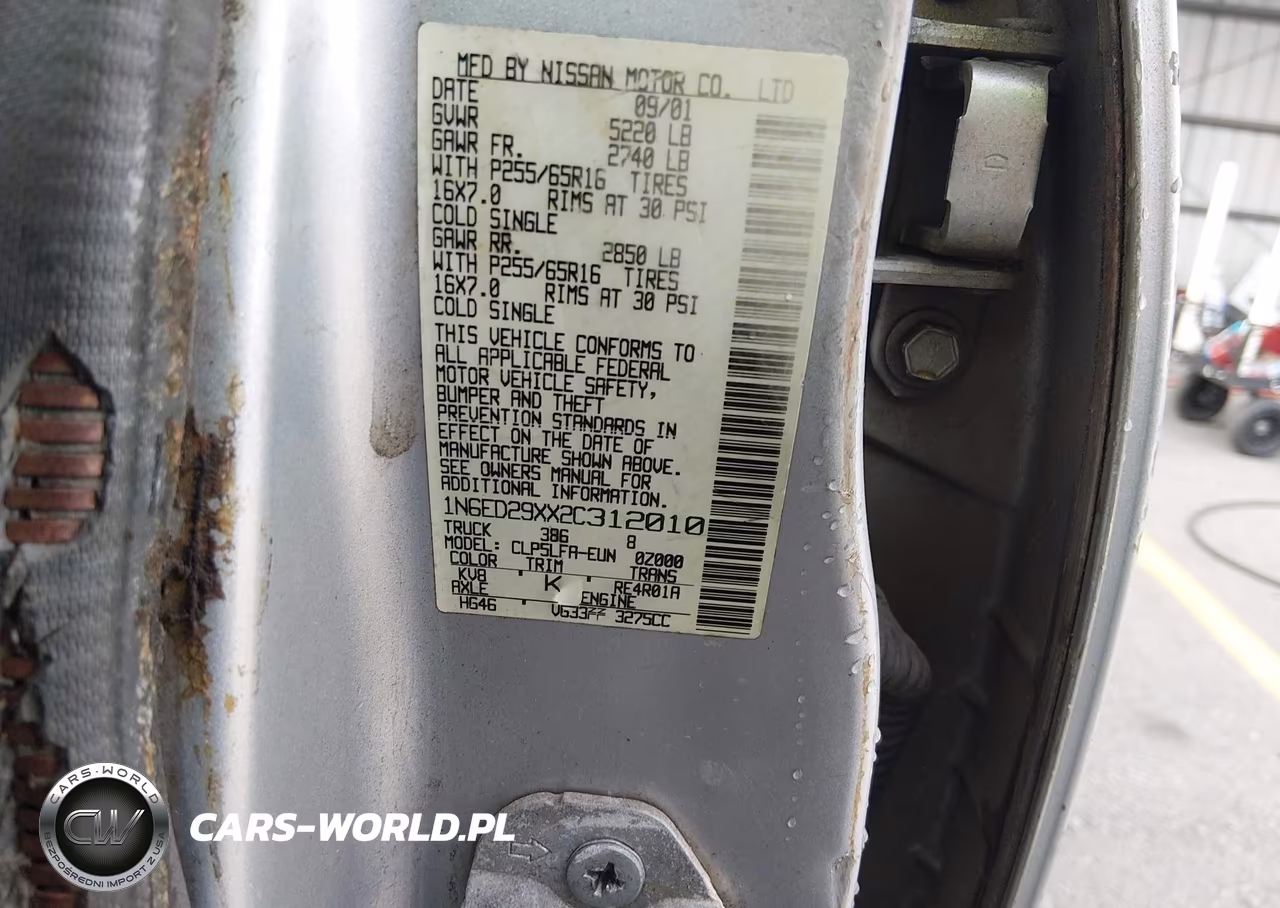 2002 Nissan Frontier Se-V6 VIN:1N6ED29XX2C312010 - 9