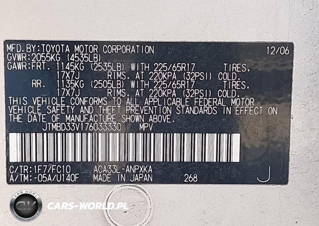 2007 Toyota Rav4 VIN:JTMBD33V176033330 - 9