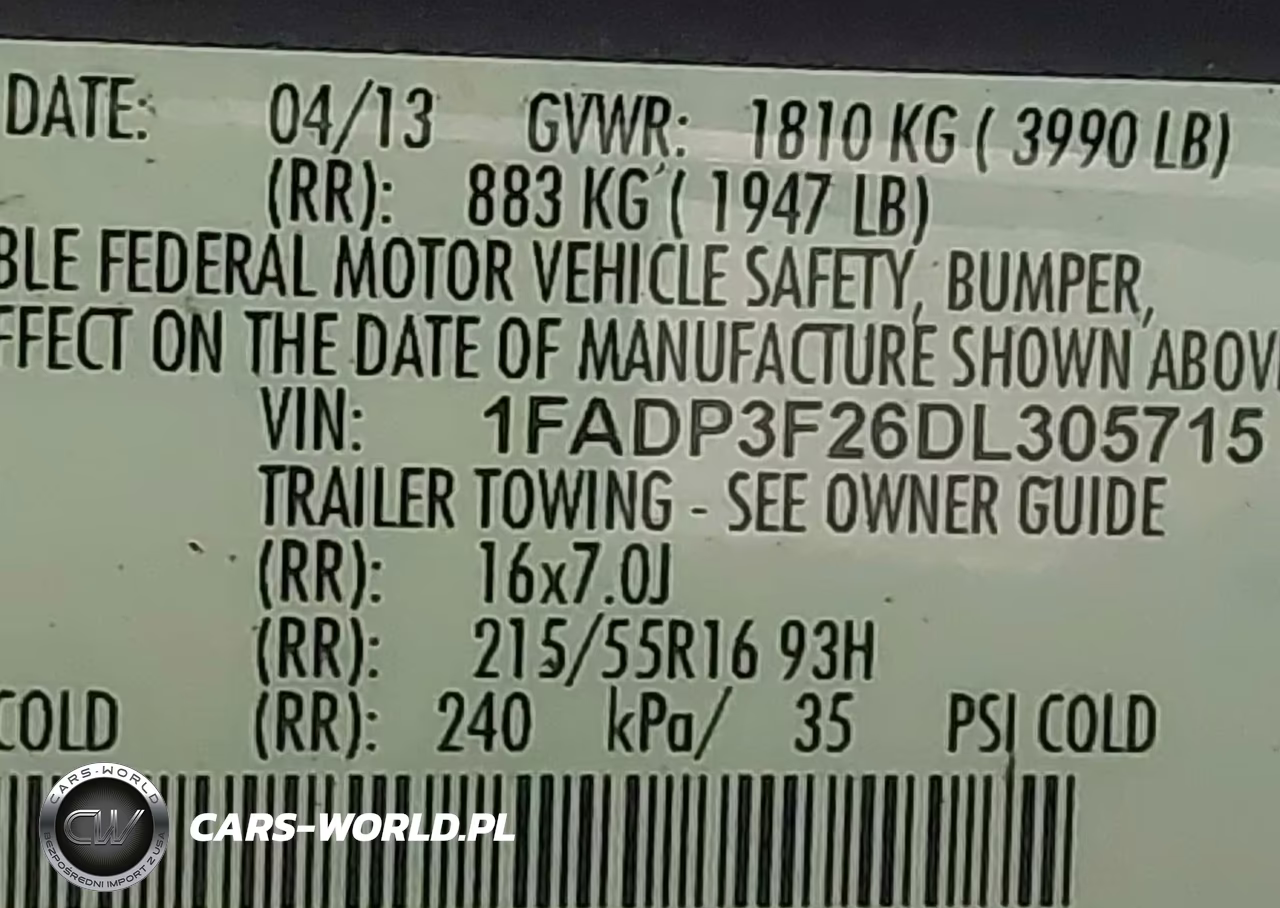 2013 Ford Focus Se VIN:1FADP3F26DL305715 - 9