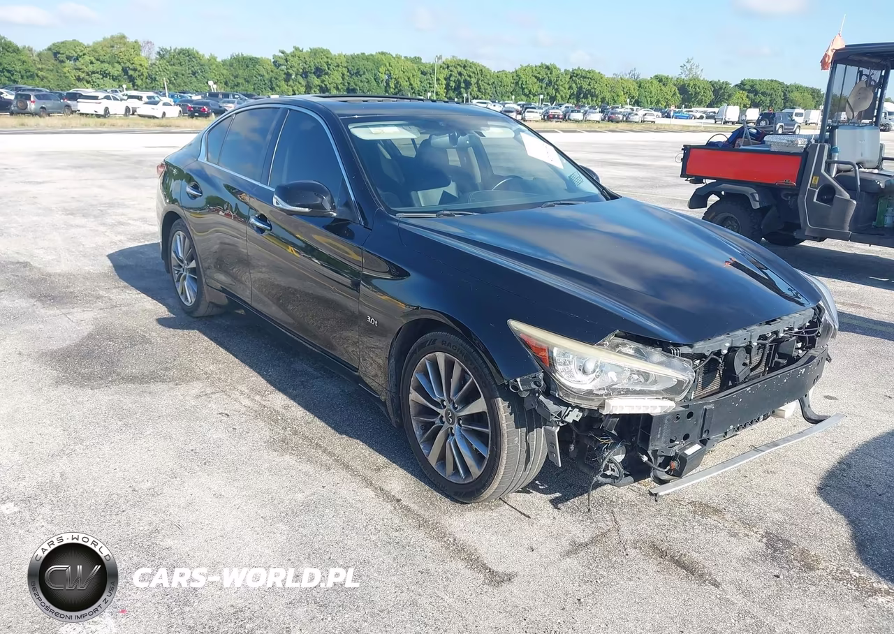 2018 Infiniti Q50 3.0T Luxe VIN:JN1EV7AR7JM436841 - 1