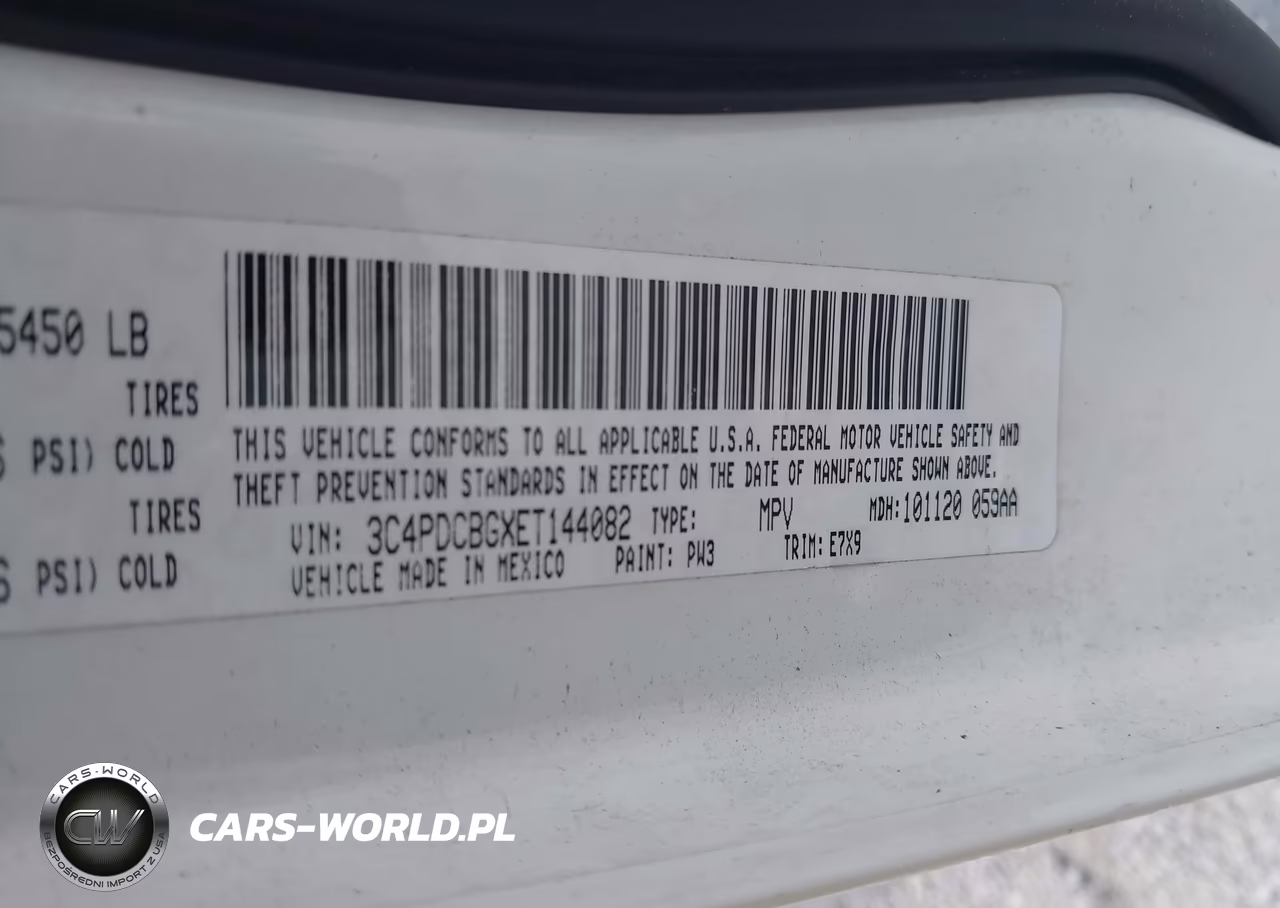 2014 Dodge Journey Sxt VIN:3C4PDCBGXET144082 - 9