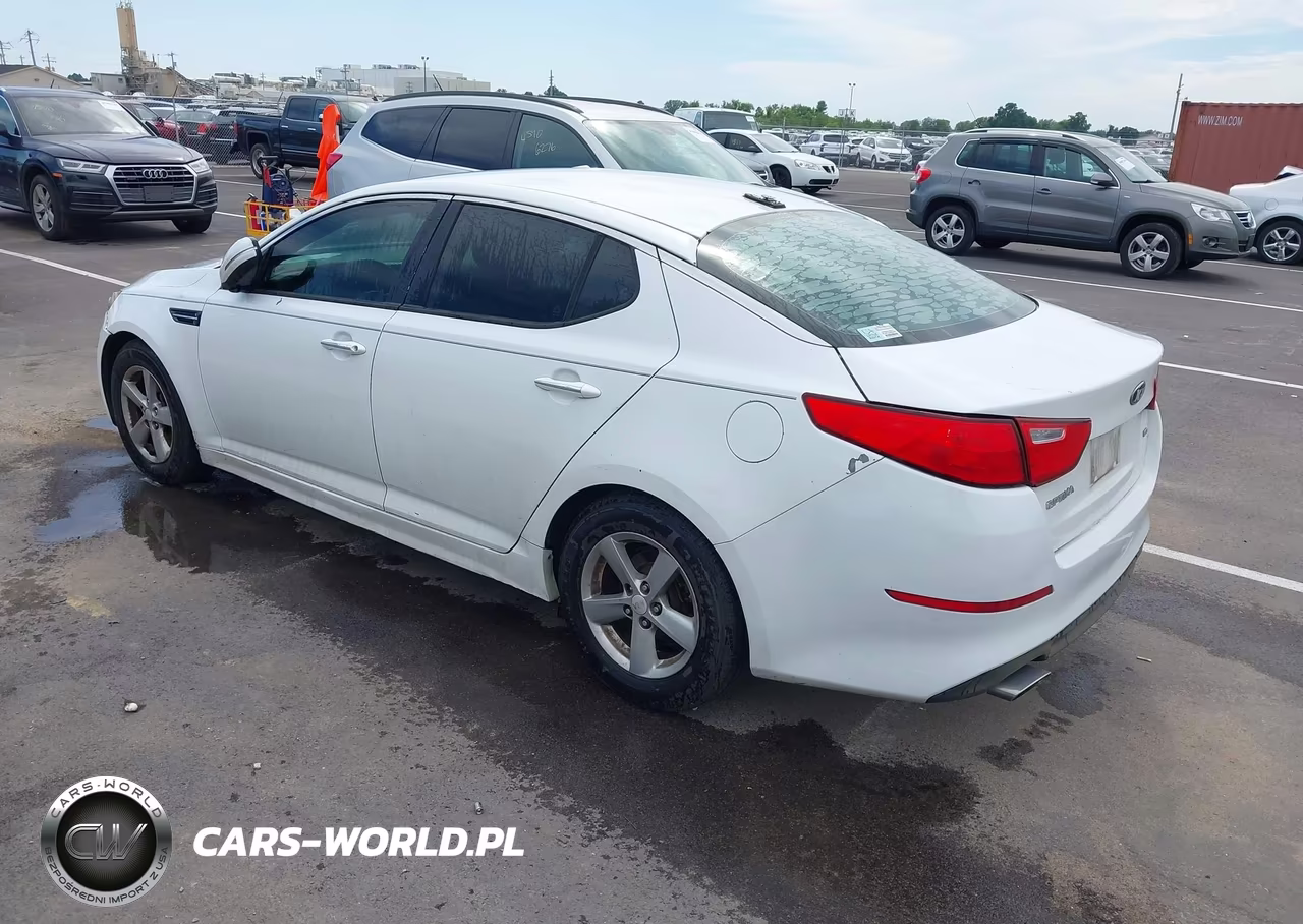 2014 Kia Optima Lx VIN:5XXGM4A73EG296160 - 3