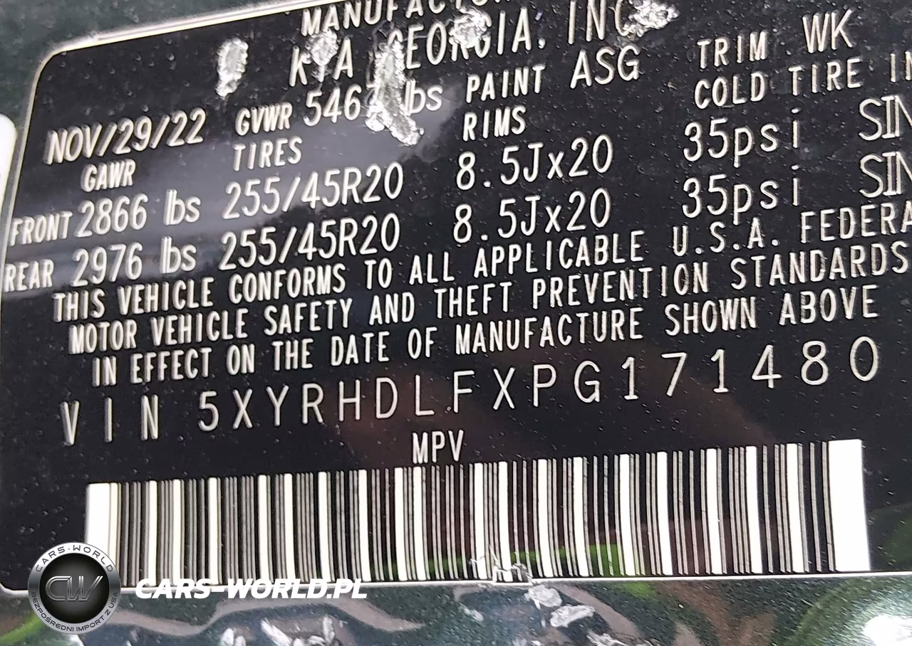 2023 Kia Sorento X-Line Ex VIN:5XYRHDLFXPG171480 - 9