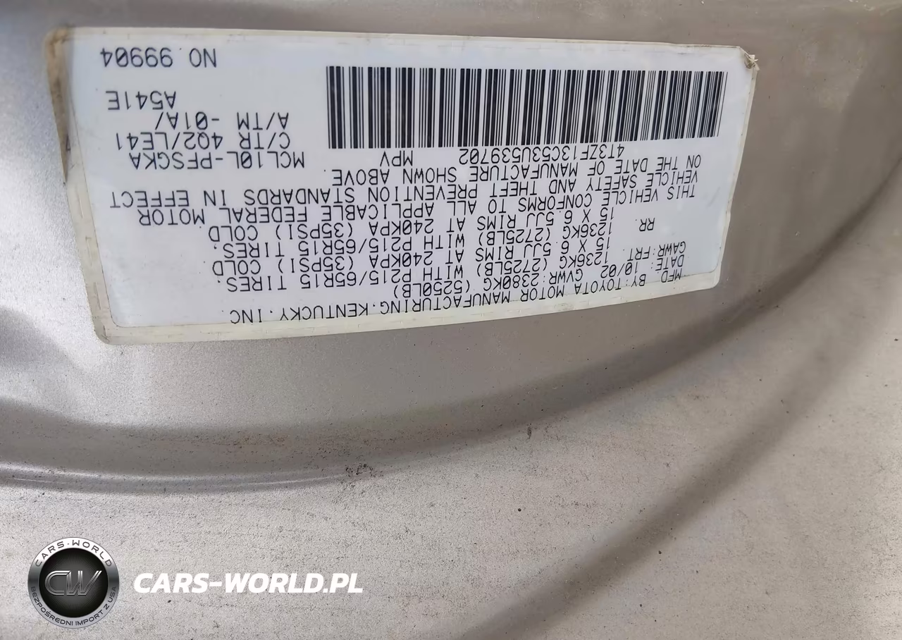 2003 Toyota Sienna Xle VIN:4T3ZF13C53U539702 - 9
