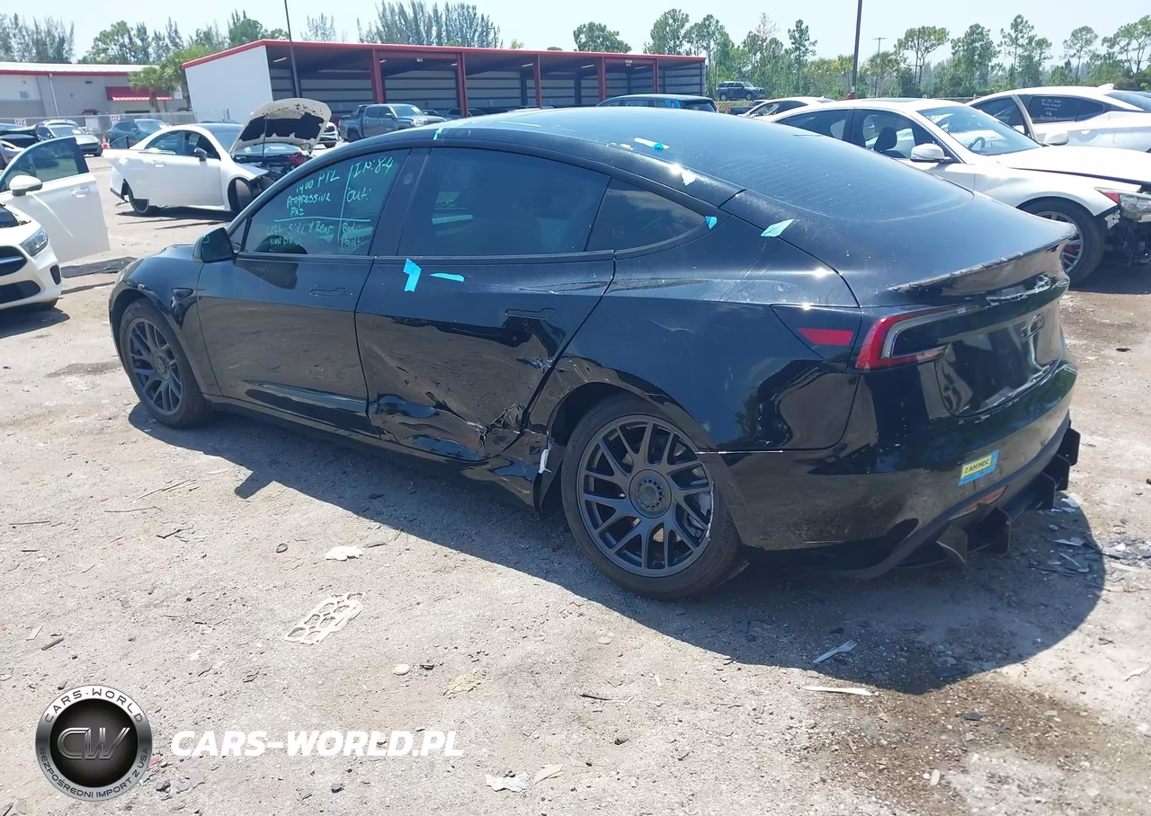 2025 Tesla Model 3 Long Range Rear-Wheel Drive-Standard Rear-Wheel Drive VIN:5YJ3E1EA1SF981269 - 3