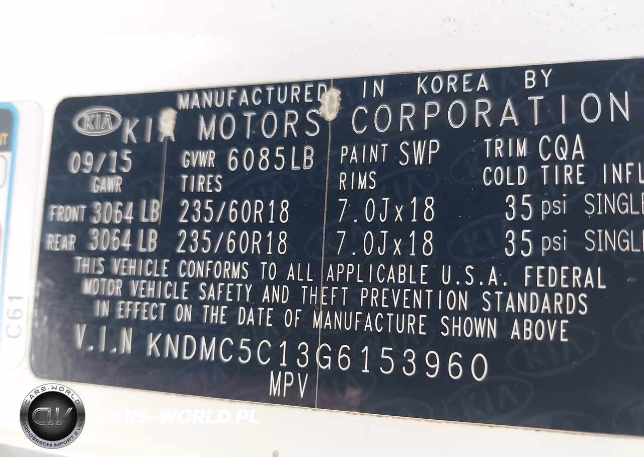 2016 Kia Sedona Sx VIN:KNDMC5C13G6153960 - 9
