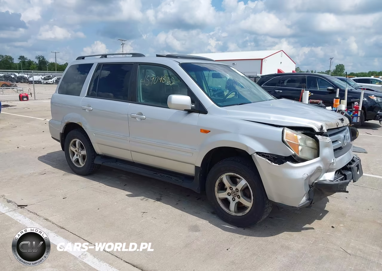 2007 Honda Pilot Ex-L VIN:5FNYF186X7B010806 - 1