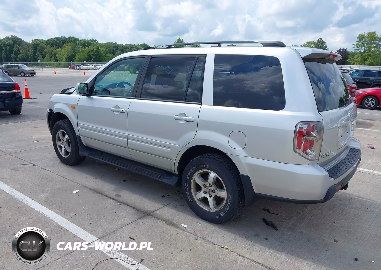 2007 Honda Pilot Ex-L VIN:5FNYF186X7B010806 - 3