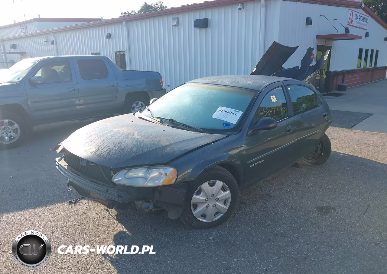 2001 Dodge Stratus Se VIN:1B3EJ46X01N506772 - 2