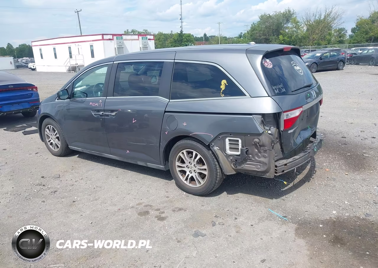 2012 Honda Odyssey Ex-L VIN:5FNRL5H65CB137641 - 3