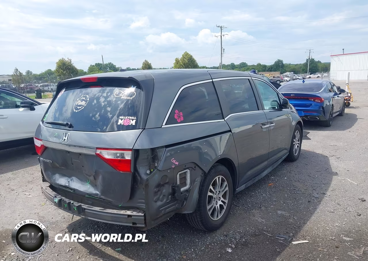 2012 Honda Odyssey Ex-L VIN:5FNRL5H65CB137641 - 4