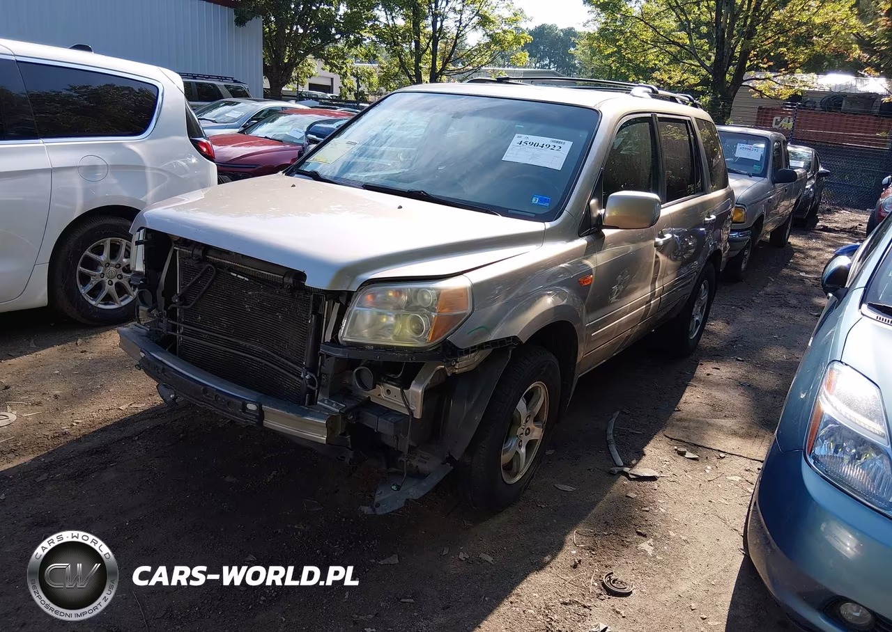 2006 Honda Pilot Ex-L VIN:2HKYF18606H536040 - 2