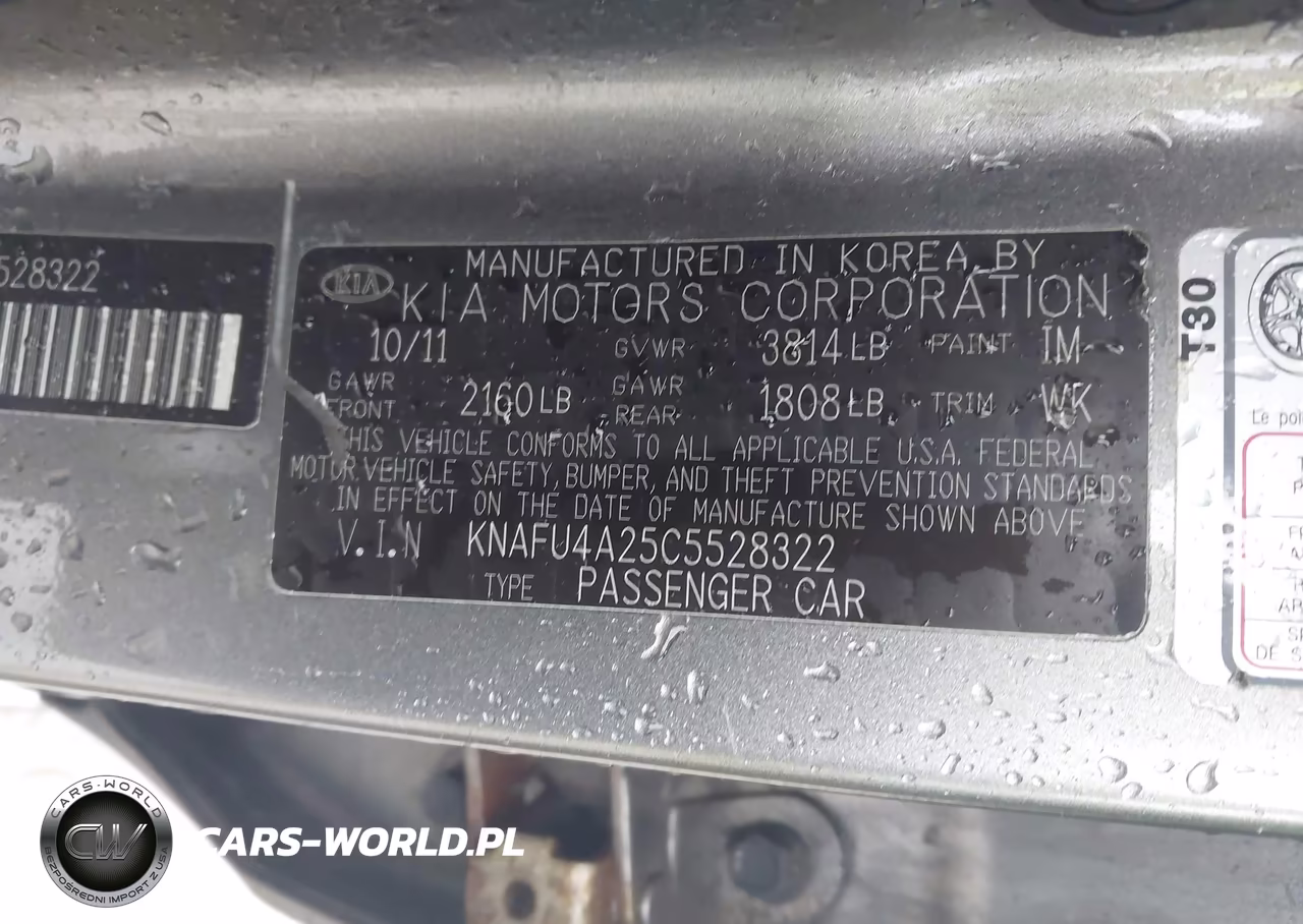 2012 Kia Forte Ex VIN:KNAFU4A25C5528322 - 9
