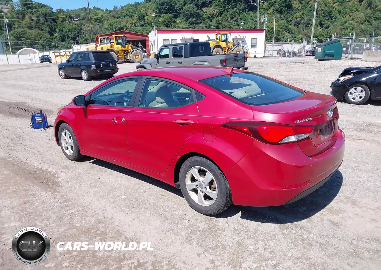 2014 Hyundai Elantra Se VIN:KMHDH4AE3EU109107 - 3