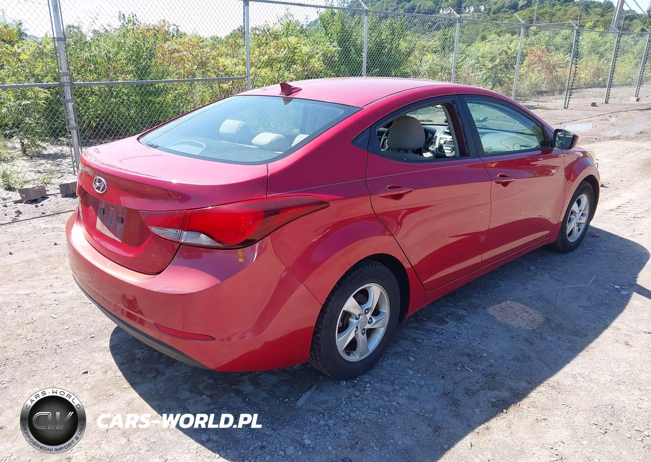 2014 Hyundai Elantra Se VIN:KMHDH4AE3EU109107 - 4