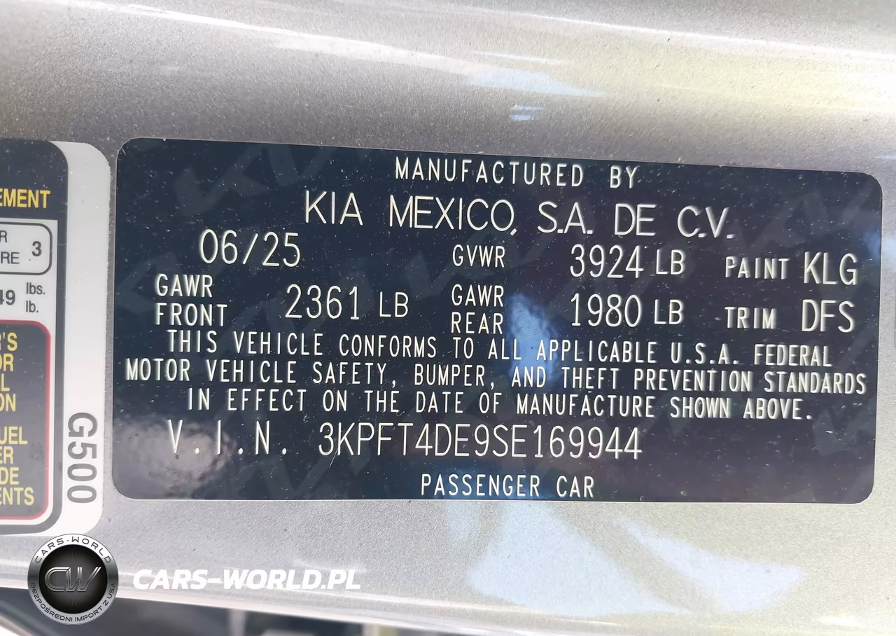 2025 Kia K4 Lxs VIN:3KPFT4DE9SE169944 - 9