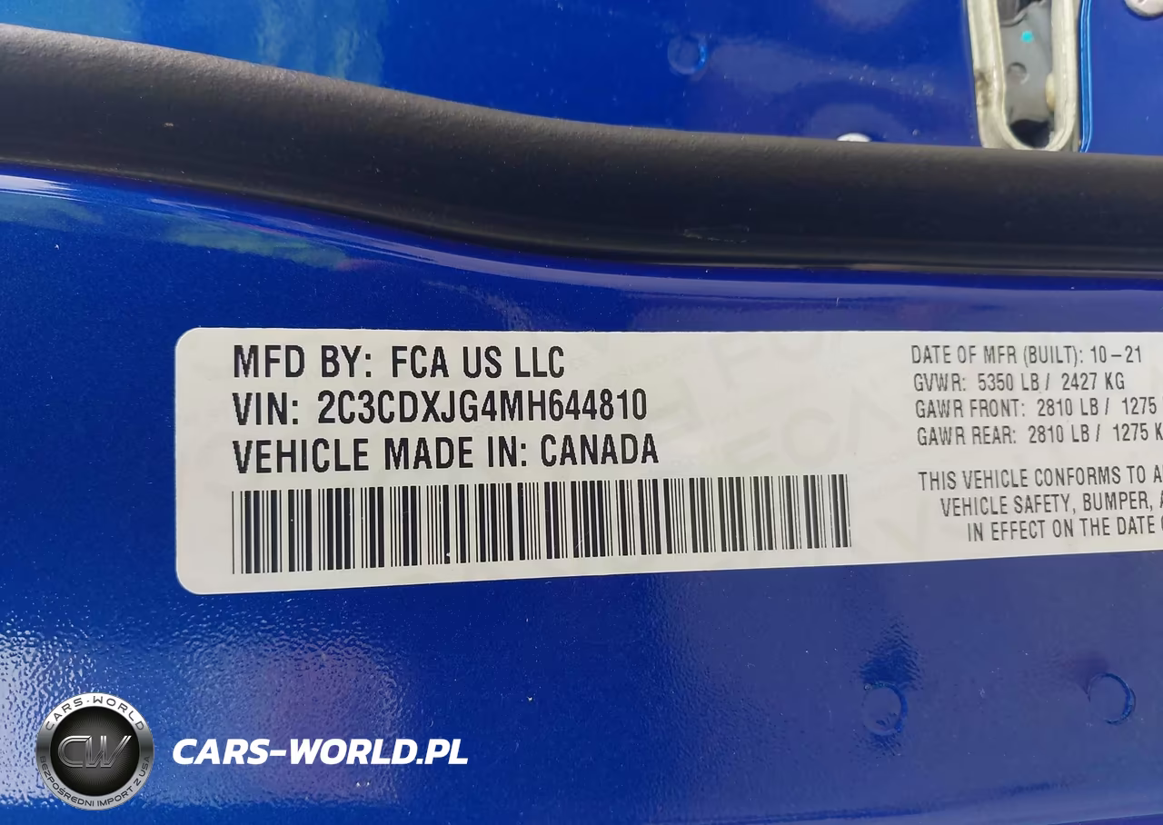 2021 Dodge Charger Sxt Awd VIN:2C3CDXJG4MH644810 - 9