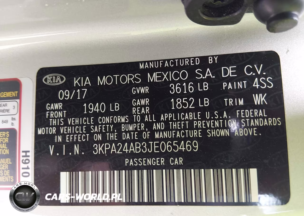 2018 Kia Rio Lx VIN:3KPA24AB3JE065469 - 9