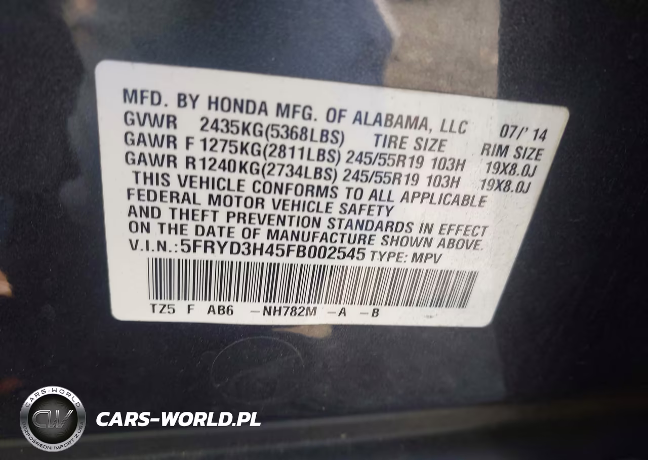 2015 Acura Mdx Technology Package VIN:5FRYD3H45FB002545 - 9