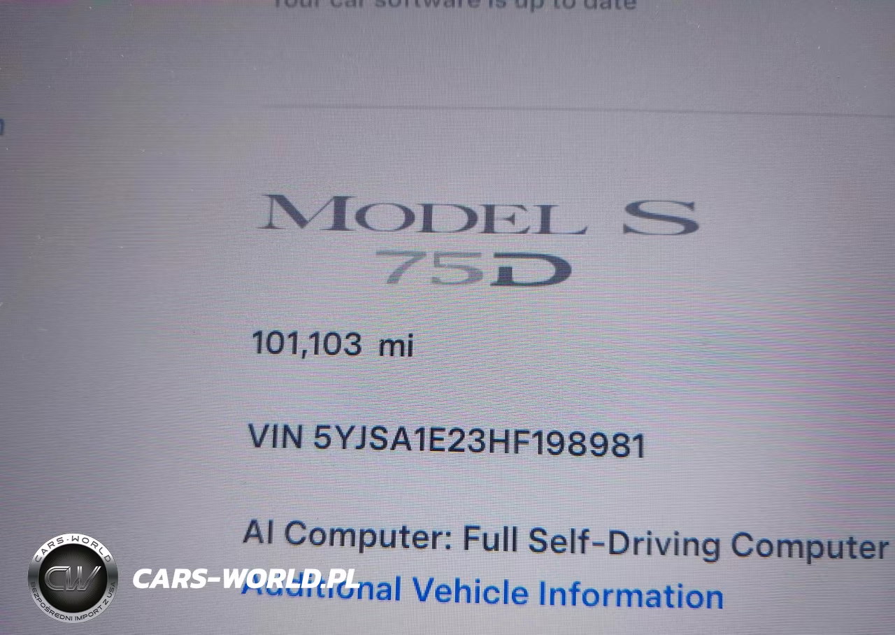2017 Tesla Model S 100D-60D-75D-90D-P100D VIN:5YJSA1E23HF198981 - 15
