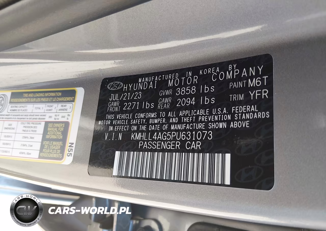 2023 Hyundai Elantra Se VIN:KMHLL4AG5PU631073 - 9